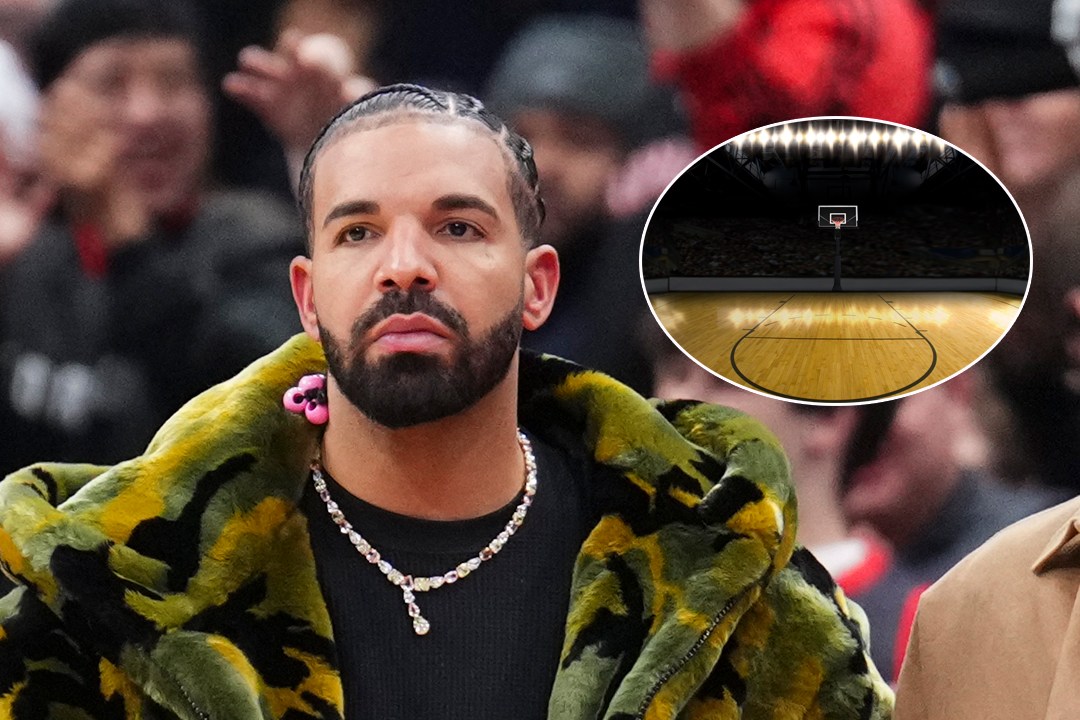 Drake Shows Off Clothes, Fills Up an Entire Basketball Court